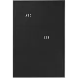 DESIGN LETTERS tafel A2 Schwarz | A4 A3 A2 | Buchstaben | Letter Board | Memotafel Wanddeko | Symbole, Buchstaben und Zahlen sind separat erhältlich