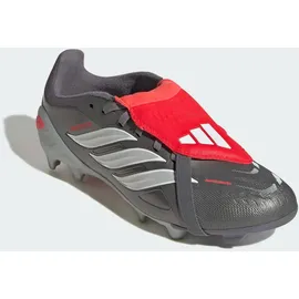 adidas Predator Elite FG Kinder Grau/Rot/Silber 35,5