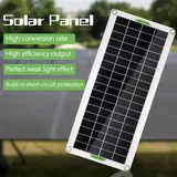 30w Flexibles Polykristallines Solarpanel Für Wohnmobilreisen, Notstromversorgungszubehör