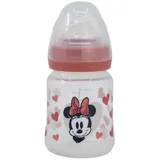 Disney Minnie Mouse Babyflasche 150 ml – Weithalsflasche mit Silikon-Sauger & 3 Positionen