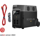 EcoFlow DELTA Pro Powerstation, Kraftwerk 3,6kWh, 3600W inkl. Ladekabel mit Lightning und USB-C Anschluss