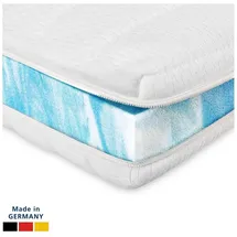 AM Qualitätsmatratzen Topper für Boxspringbett Druckentlastend 180 x 200 cm weiß