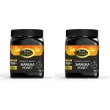 Pure Gold Manuka Honig 100+ MGO zertifiziert, Premium Neuseeland Manuka Honey 1kg (Packung mit 2)