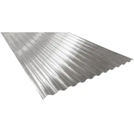 Gutta PC Wellplatte Sinus 76/18 200 x 90 cm 1,4 mm klar/weiß