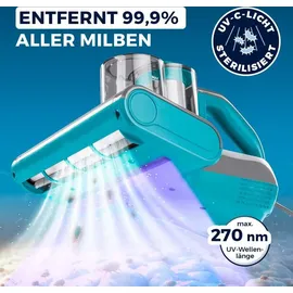 Clean Maxx CLEANmaxx Milbensauger Milben Staubsauger Matratzen Reiniger UV-Licht 15 kPa