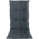 SUN GARDEN Hochlehner Auflage 117 x 0 x 0 cm grau gestreift 1 St.