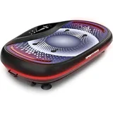 Sportstech Vibrationsplatte VP500, mit 4D Vibrations-Technologie, 60 Geschwindigkeitsstufen, LED Beleuchtung, verschiedene Modi, für Ganzkörpertraining