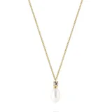 Guido Maria Kretschmer Kette Pearl gelbgold