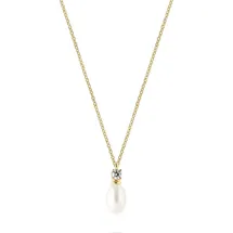 Guido Maria Kretschmer Kette Pearl gelbgold