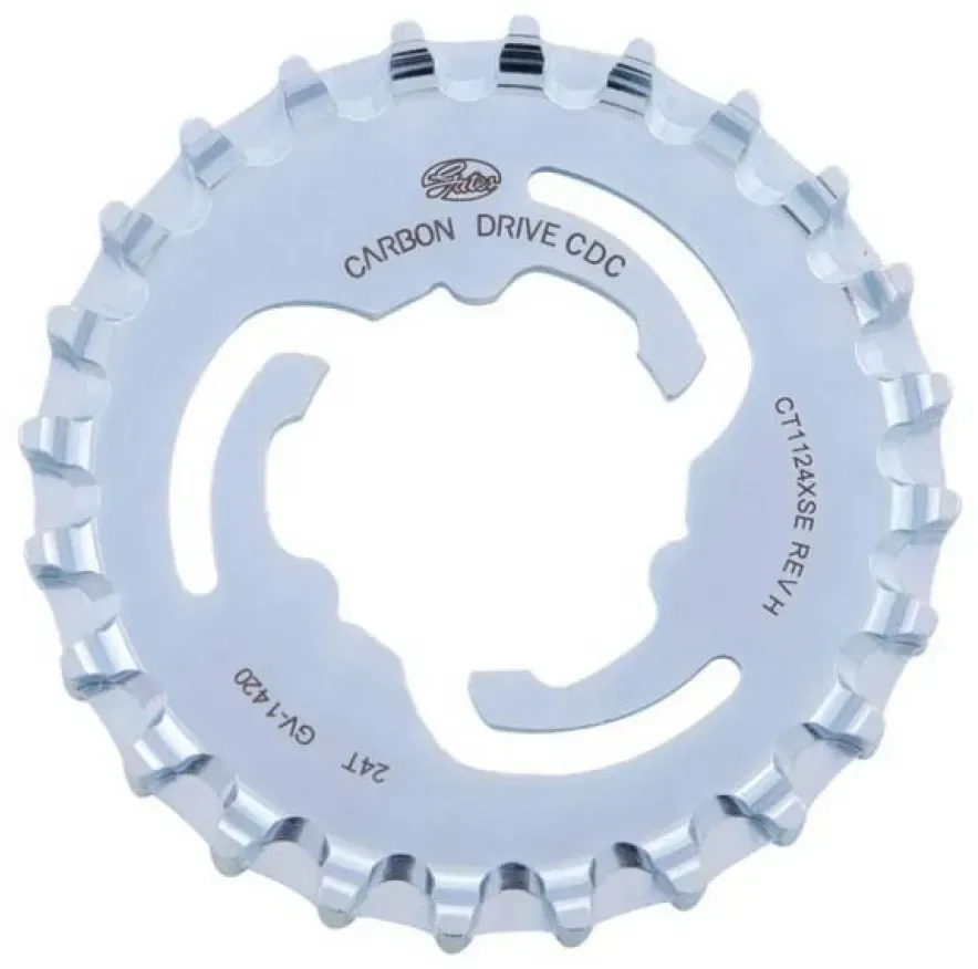 Gates Cdn Hi 24z Alfine/nexus/stur Gang - Silver - One Size