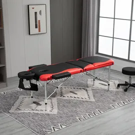 Homcom Massageliegen PVC Aluminium, Kunststoff