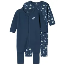 NAME IT Dark Space Schlafanzug 2 Einheiten Dark Denim 12 Monate