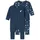 NAME IT Dark Space Schlafanzug 2 Einheiten Dark Denim 12 Monate