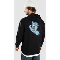 Santa Cruz Screaming Hand Chest Hoodie black Gr. XL