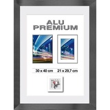 The Wall - the art of framing AG Bilderrahmen Aluminium Quattro schwarz, 30 x 40 cm