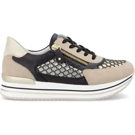 remonte D1329 Damen Weite E Beige/Schwarz 36
