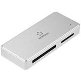 Renkforce RF-PCR-400 Externer Speicherkartenleser / Hub USB-C® 5Gbps, USB-A Silber