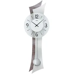 Pendeluhr modern Glas-Zifferblatt - AMS Modell: 7426