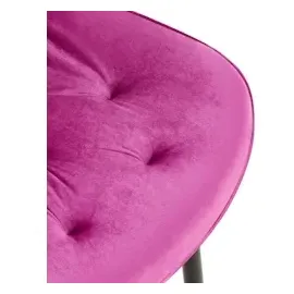 CLP 2er Set Esszimmerstuhl Wallace Samt lila