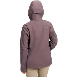 Black Diamond Strataline Stretch Shell Regenjacke Damen Dunkelmaulbeere L