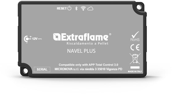 Remote WiFi Modul für Extraflame Pelletöfen | graues Etikett