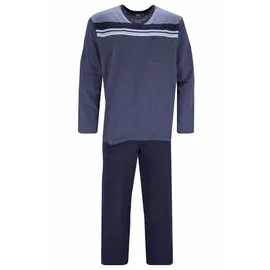 HAJO Schlafanzug gestreift Blau 5XL