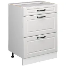 Vicco Schubladenschrank R-Line 60 x 46 x 81,5 cm Weiß