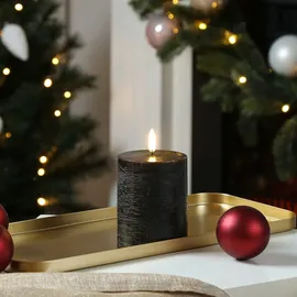 uYuni LED Kerze PIA H:10 cm schwarz