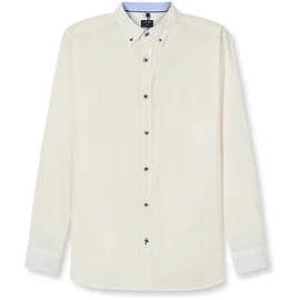 Olymp Langarmhemd Regular Fit Weiß 3XL