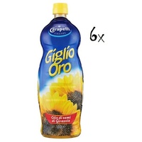 6x Carapelli Giglio oro girasole  1L Sonnenblumenöl aus italien Speiseöl Öl