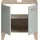 WELLTIME Waschbeckenunterschrank WELLTIME "MINTTU, Breite 60 cm, 2 Türen, 1 Einlegeboden, 2 Fächer", grau (hellgrün, eiche hell nachbildung), B:60cm H:61cm T:34cm, FSC-zertifizierter Holzwerkstoff, Schränke, Waschbeckenunterschrank, Badmöbel, Badschrank, Schrank,