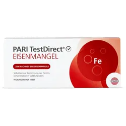 PARI TestDirect EISENMANGEL Selbsttest Blut 1 St