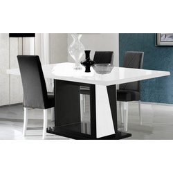 JVmoebel Esstisch »Moderner Esstisch 140/180x90cm Ausziehbar Tisch Tische Holztisch« weiß