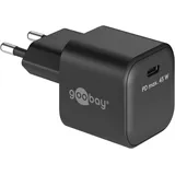 goobay USB-CTM PD Schnellladegerät Nano (45 W) schwarz - 1x USB-CTM-Anschluss (Power Delivery)