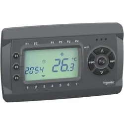 Schneider Electric TM171DLCD2U Bedienterminal, Modicon M171, LCD Display, 2 AA, Uhr, bündiger Einbau, grau - 6 Stück