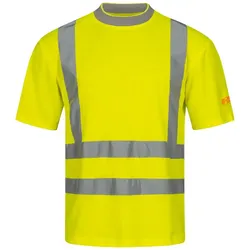 Warnschutz T-Shirt Kl. 2 mit UV-Schutz - XL - gelb