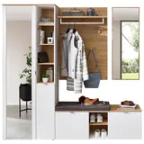 Innostyle Bari Garderobenschrank 206x202x38 weiß