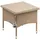 CASARIA Beistelltisch 50 x 50 x 45 cm beige