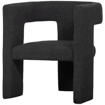 Woood Sessel Tiwa Bouclé 64 x 70 x 0 cm Dunkelgrau