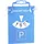 IWH 019050 Parkscheibe 130mm x 172mm x 12mm mit Saugnapf