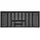 SO-Tech Orga-Box 109,1 x 5,05 x 47,3 cm 1-tlg. schwarz