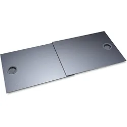 Deckscheiben Grau kompatibel für Eheim proxima 325LED Aquarien mit Schiebedeckel  reflektierend Grau proxima 325LED        