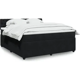 vidaXL Boxspringbett 180 x 200 cm Schwarz