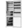 Cecotec Bolero CoolMarket Kühl-Gefrierkombination (456 l, 2010 mm hoch, Inox)