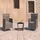 vidaXL Garten-Lounge-Set 3-tlg. grau 3059364