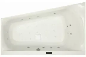 Hoesch Whirlpool Scelta 3679&Reviva II Power+Air weiß/verchromt/Motor re./li.