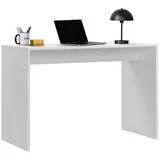 mokebo Schreibtisch Weiß, Holzwerkstoff, 112x77x54 cm, Arbeitszimmer, Schreibtische, Bürotische