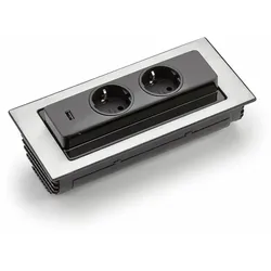 Naber 8031167, Evoline® BackFlip USB A, mit belgischen/französischen Steckdosen,...