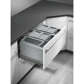 HAILO Abfallsystem AS XXL 800 12 l Grau