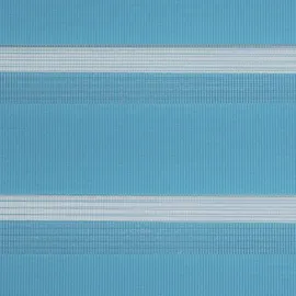 Lichtblick Duo Rollo / Doppelrollo Klemmfix 90 x 220 cm blau
